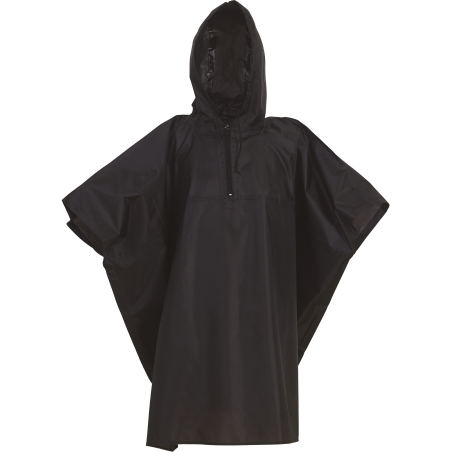 poncho adulte noir