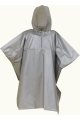 poncho adulte gris