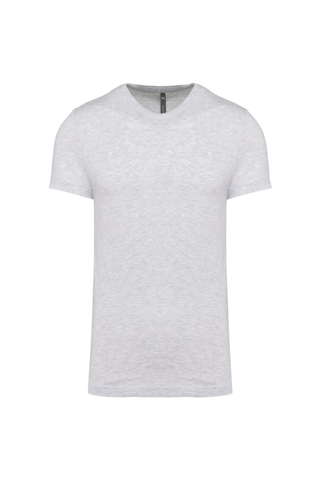 Tee-shirt col rond bio180 Kariban Homme gris
