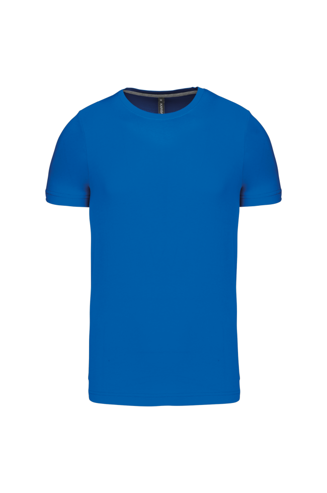 Tee-shirt col rond bio180 Kariban Homme bleu