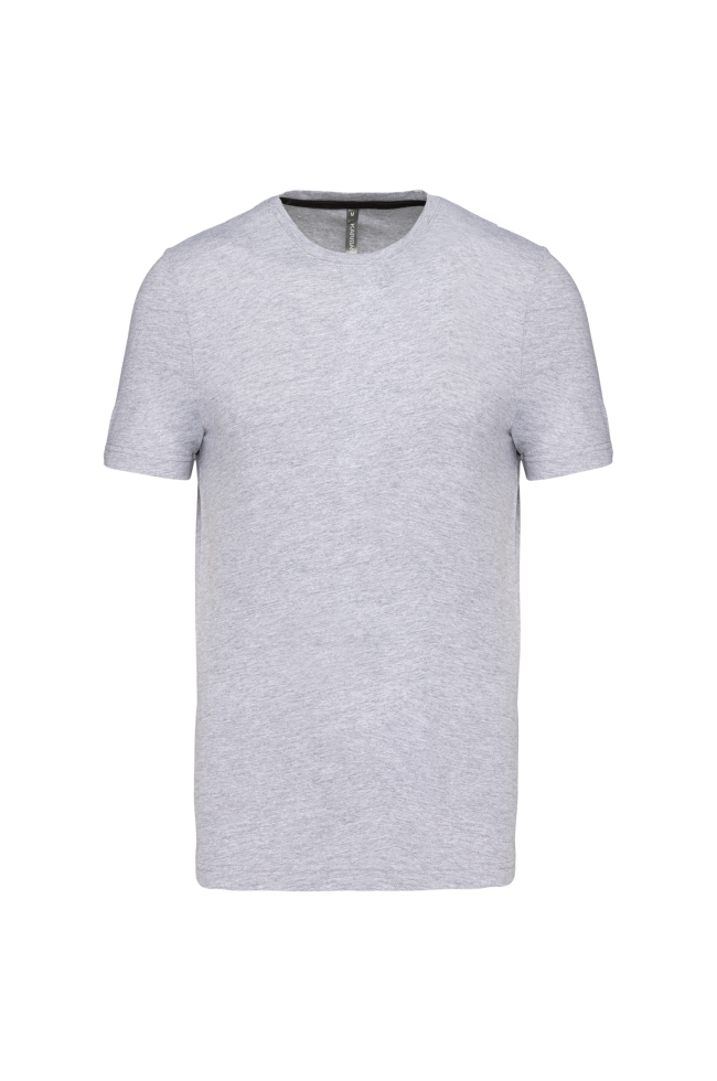 Tee-shirt col rond bio180 Kariban Homme gris