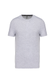Tee-shirt col rond bio180 Kariban Homme gris