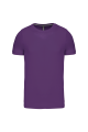 Tee-shirt col rond bio180 Kariban Homme gris violet