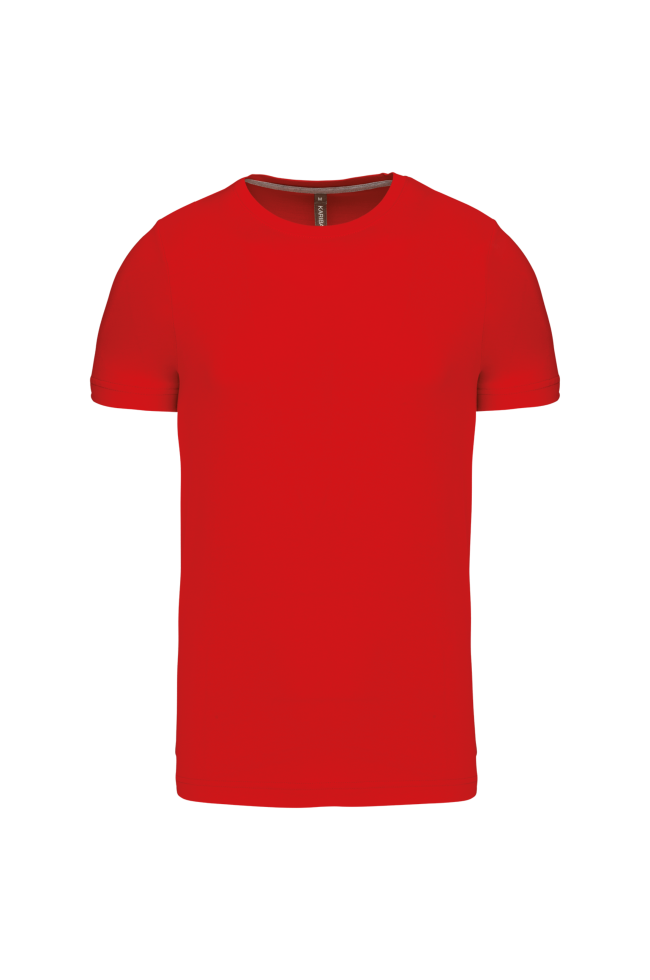 Tee-shirt col rond bio180 Kariban Homme rouge