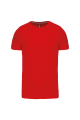 Tee-shirt col rond bio180 Kariban Homme rouge