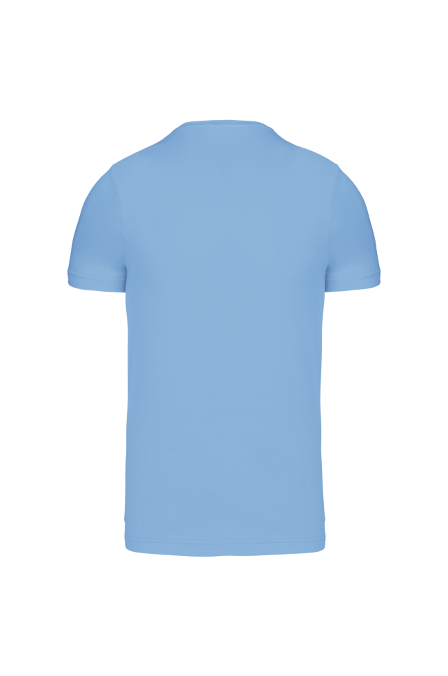 Tee-shirt col rond bio180 Kariban Homme bleu ciel