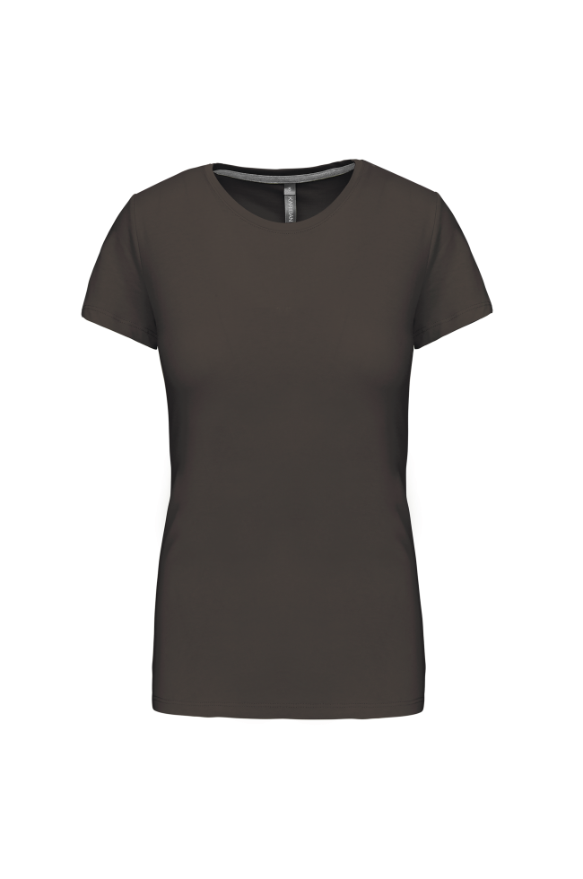 Tee-shirt col rond bio180 Kariban Femme dark