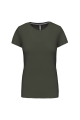 Tee-shirt col rond bio180 Kariban Femme dark kaki