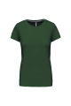 Tee-shirt col rond bio180 Kariban Femme vert