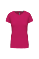 Tee-shirt col rond bio180 Femme fushia
