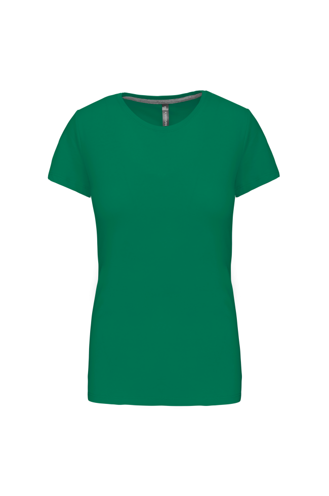 Tee-shirt col rond bio180 Femme vert