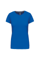 Tee-shirt col rond bio180 Femme bleu
