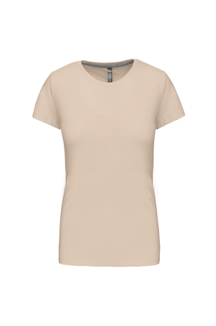 Tee-shirt col rond bio180 Femme sable