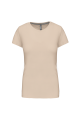 Tee-shirt col rond bio180 Femme sable