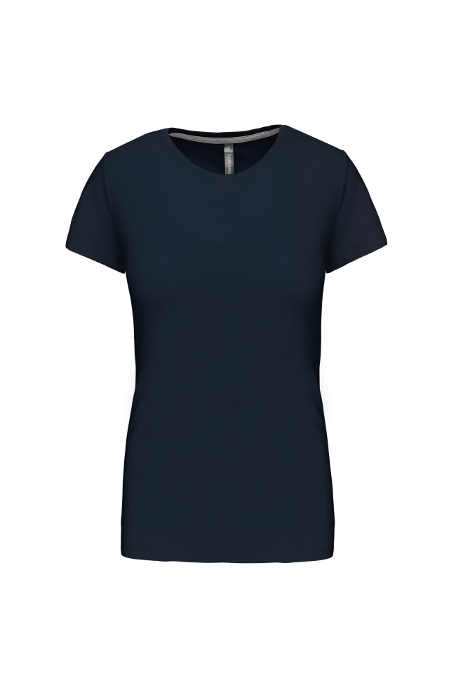 T-shirt col rond bio180 Kariban femme