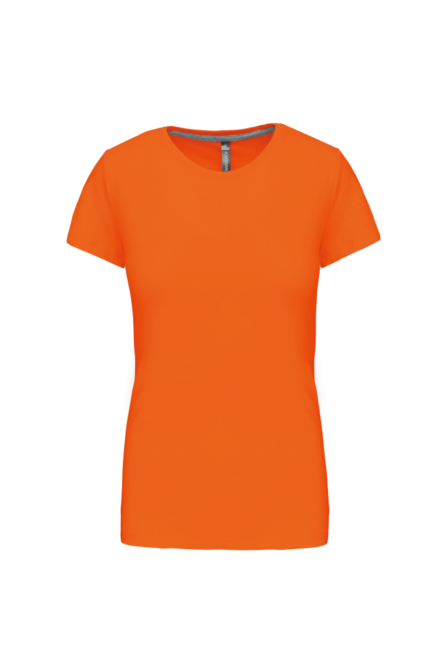 T-shirt col rond bio180 Kariban femme