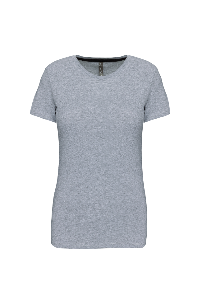 T-shirt col rond bio180 Kariban femme
