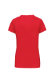 Tee-shirt col rond bio180 Femme rouge