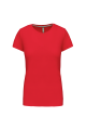 Tee-shirt col rond bio180 Femme rouge