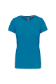 Tee-shirt col rond bio180 Femme bleu