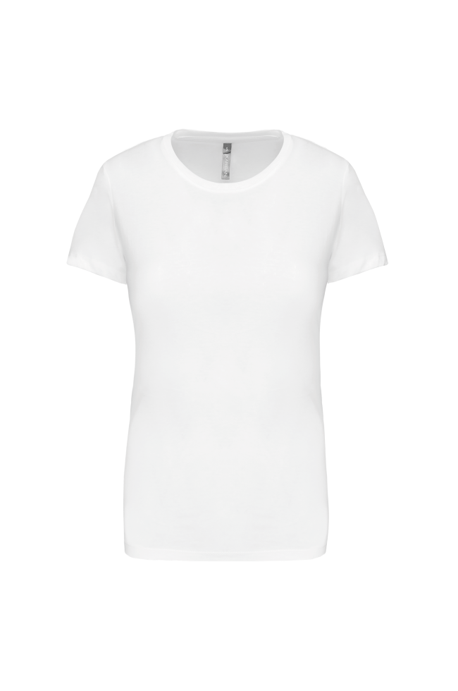 Tee-shirt col rond bio180 Femme blanc