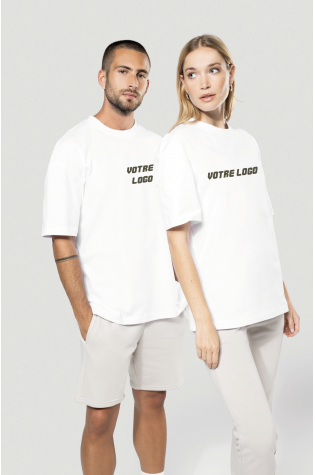 T-shirt Unisexe Oversize blanc