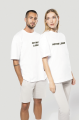 T-shirt Unisexe Oversize blanc