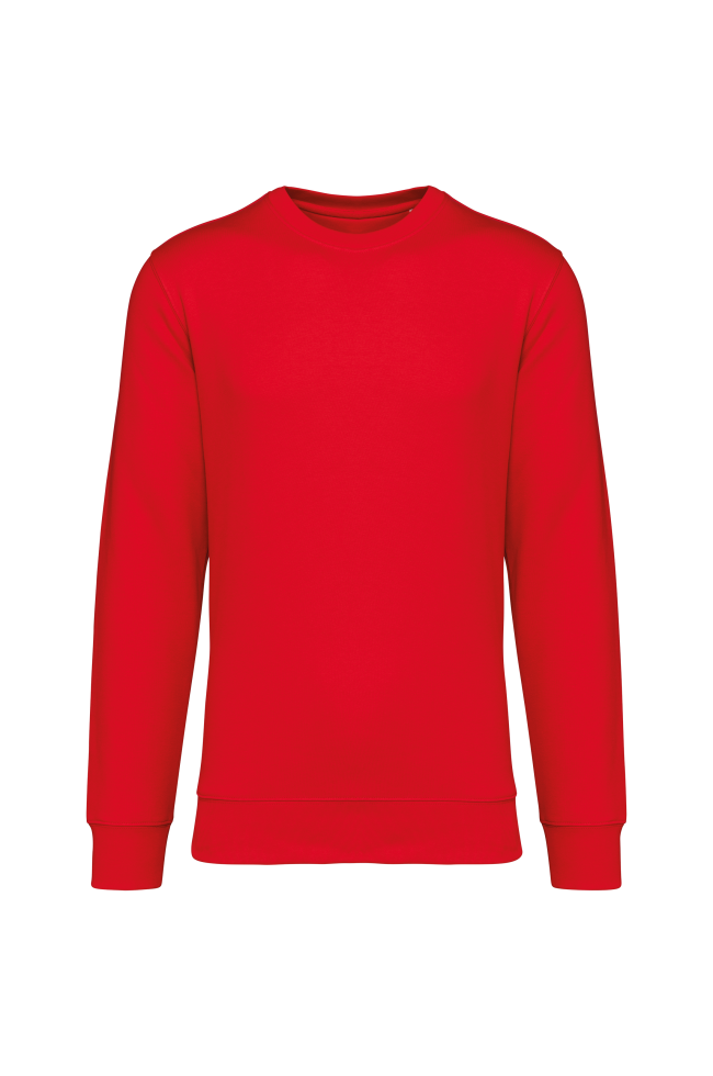 Sweat-shirt écoresponsable rouge
