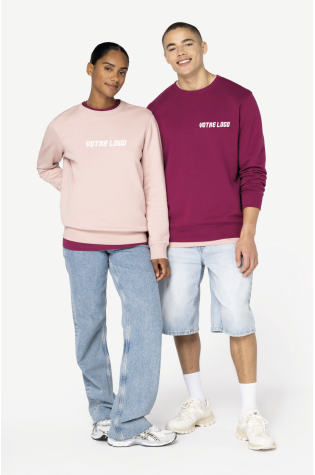 Sweat-shirt éco NATIVE col rond unisexe personnalisable