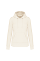 Sweat-shirt éco à capuche creme