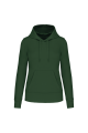 Sweat-shirt éco à capuche vert