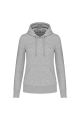 Sweat-shirt éco à capuche gris