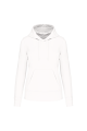 Sweat-shirt éco à capuche blanc