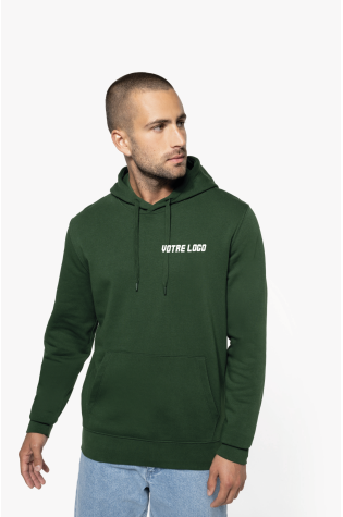 Sweat-shirt écoresponsable à capuche homme