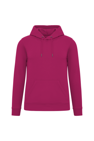 Sweat-shirt NATIVE éco à capuche fushia