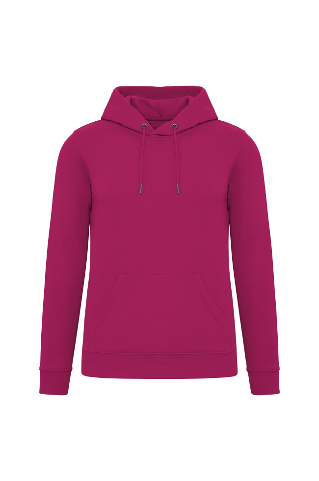 Sweat-shirt NATIVE éco à capuche fushia