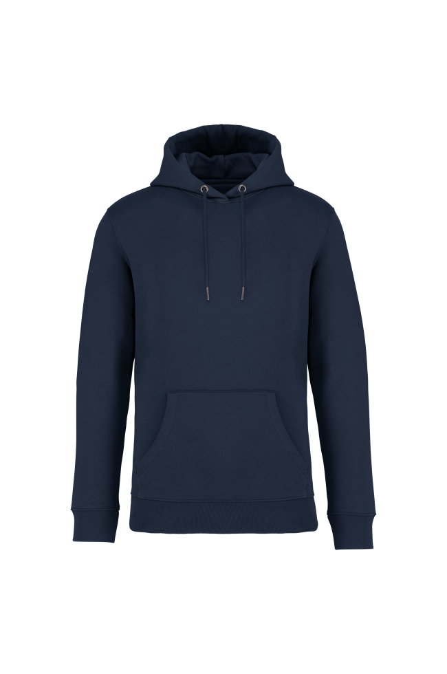 Sweat-shirt NATIVE éco à capuche bleu marine