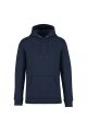 Sweat-shirt NATIVE éco à capuche bleu marine