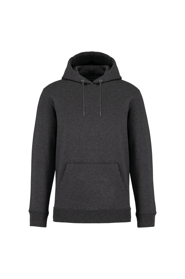 Sweat-shirt NATIVE éco à capuche unisexe gris foncé