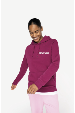 Sweat-shirt écoresponsable à capuche unisexe personnalisable