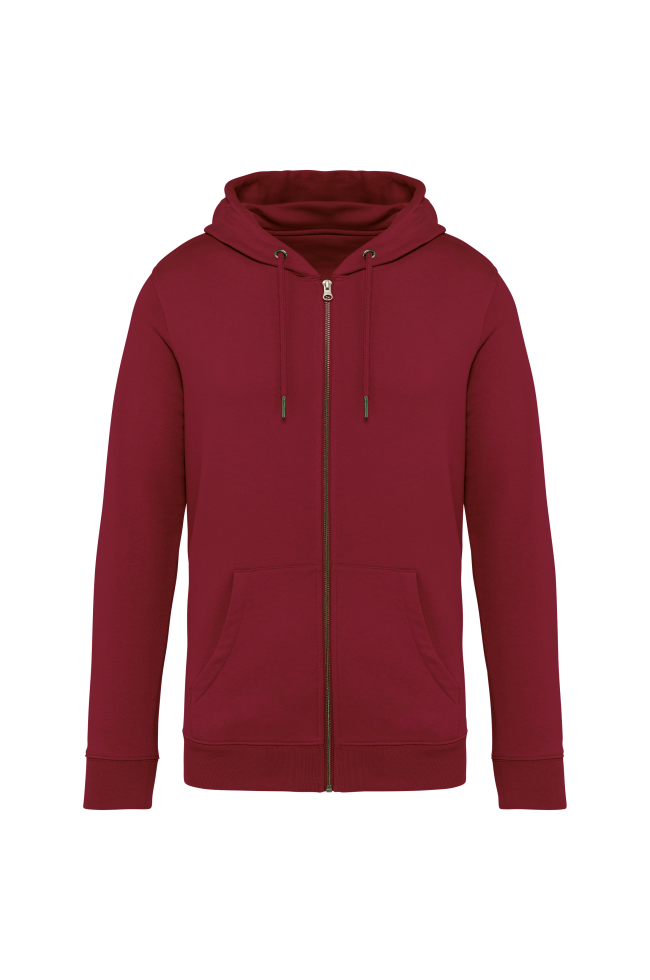 Sweat-shirt écoresponsable zippé à capuche unisexe