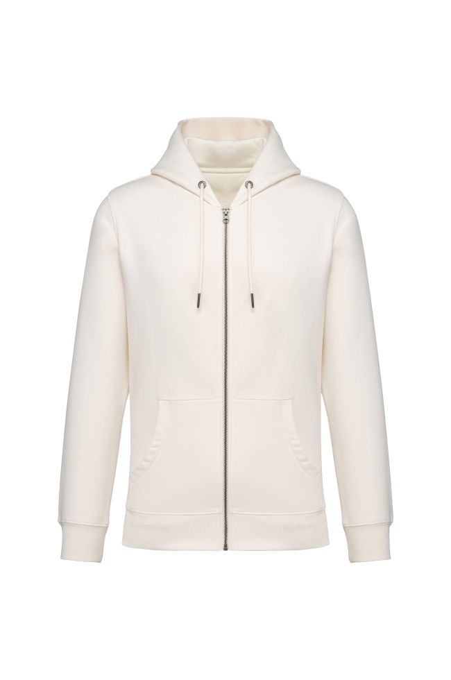 Sweat-shirt écoresponsable zippé à capuche unisexe