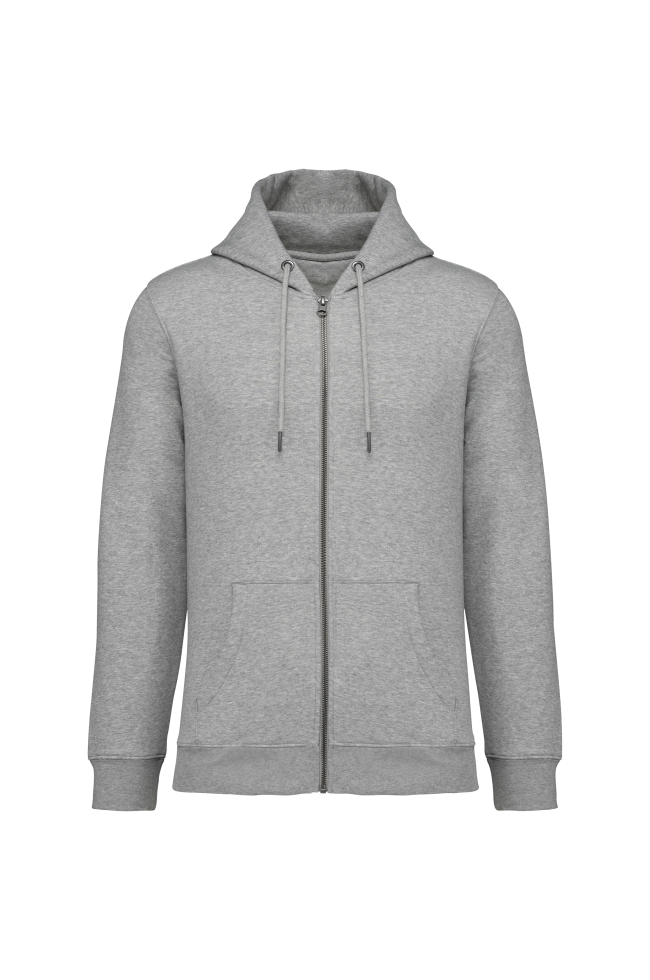 Sweat-shirt écoresponsable zippé à capuche unisexe