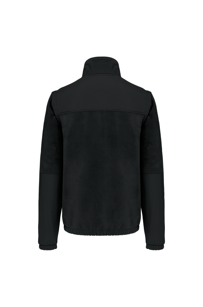Veste polaire manches amovibles homme personnalisable