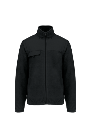 Veste polaire manches amovibles homme
