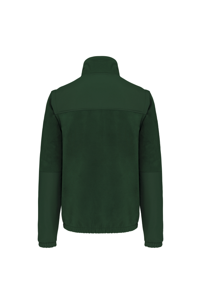 Veste polaire manches amovibles homme personnalisable