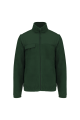 Veste polaire manches amovibles homme vert