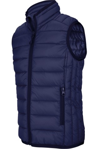 doudoune enfant sans manches navy - personnalisée