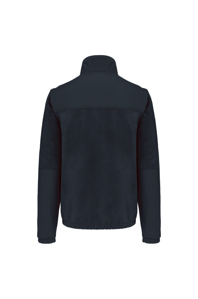 Veste polaire manches amovibles homme personnalisable