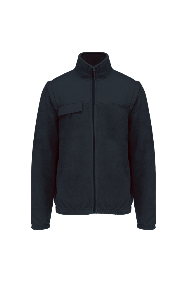 Veste polaire manches amovibles homme